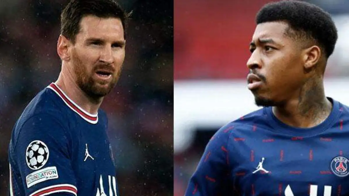 Messi y Kimpembe-AFP